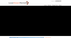 Desktop Screenshot of lovedesertrentals.com